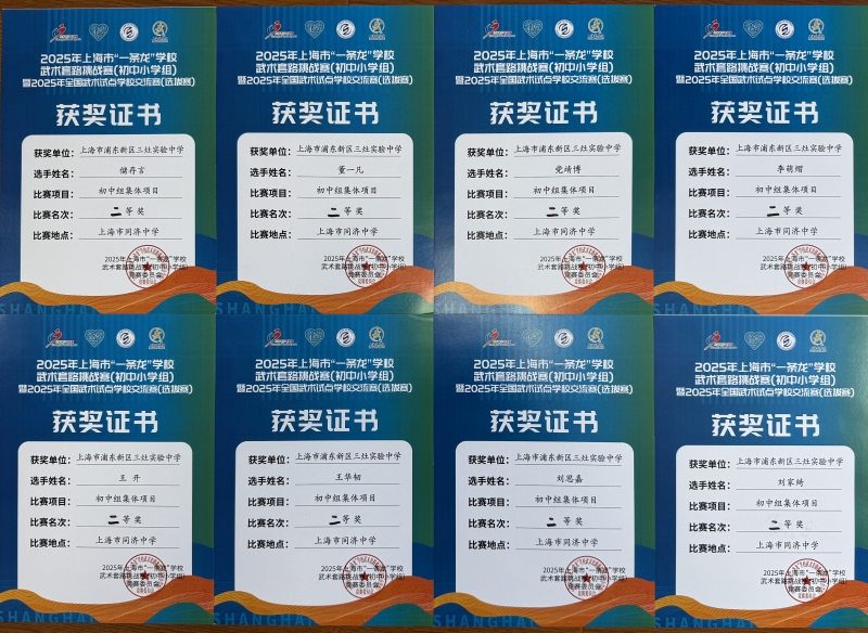 461.储存言、董一凡、党靖博、李萌熠、王开、王华韧、刘思嘉、刘家绮同学获2025年上海市“一条龙”学校武术套路挑战赛（初中小学组）暨2025年全国武术试点学校交流赛（选拔赛）初中组集体项目二等奖.jpg
